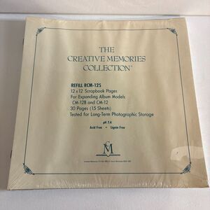 Creative Memories RCM-12S 12x12 Scrapbook Pages Old Style 15 Sheets/30 Pages